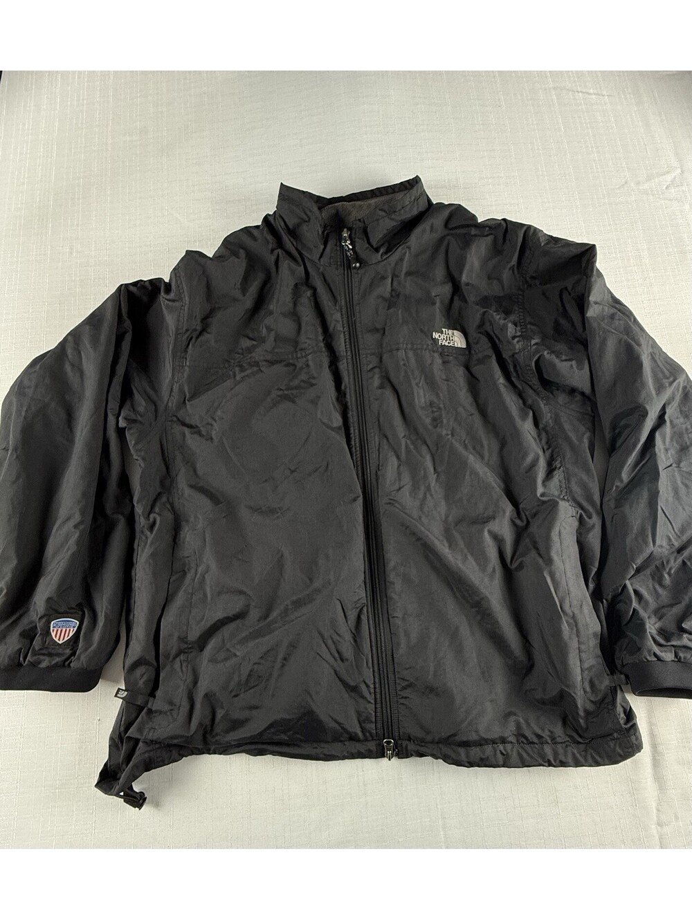 The North Face PSIA Ski Jacket Mens XXL Black Fleece Lined Insulated Snow